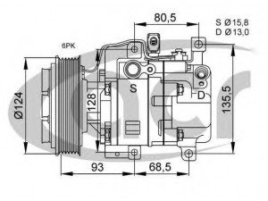 ACR 134630R kompresorius, oro kondicionierius 
 Oro kondicionavimas -> Kompresorius/dalys
GJ6A61K00A, GJ6A61K00B, GJ6A61K00C