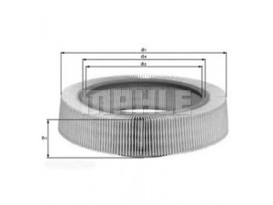 KNECHT LX 276 oro filtras 
 Filtrai -> Oro filtras
5022746, 890X9601GA, 0010947804