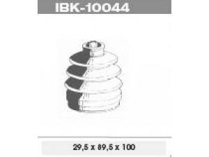 IPS Parts IBK-10044 gofruotoji membrana, kardaninis velenas 
 Ratų pavara -> Gofruotoji membrana
0K554-22-530