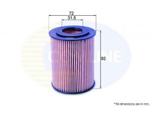 COMLINE EOF010 alyvos filtras 
 Techninės priežiūros dalys -> Techninės priežiūros intervalai
15400PLZD00, 15430-PLZ-D00, 8-97223-187-0