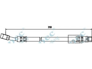 APEC braking HOS3445 stabdžių žarnelė 
 Stabdžių sistema -> Stabdžių žarnelės
5562230, 5562230, 9191262