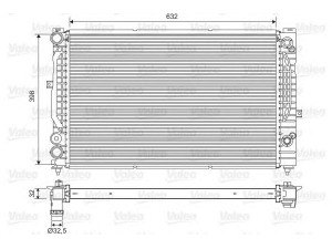 VALEO 734752 radiatorius, variklio aušinimas 
 Aušinimo sistema -> Radiatorius/alyvos aušintuvas -> Radiatorius/dalys
4B0121251