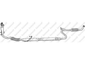 BOSAL 291-949 priekinis duslintuvas 
 Išmetimo sistema -> Duslintuvas
17410-64310, 17410-64312