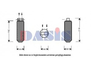 AKS DASIS 800820N džiovintuvas, oro kondicionierius 
 Oro kondicionavimas -> Džiovintuvas
1618010, 1618041, 1618124, 52479126