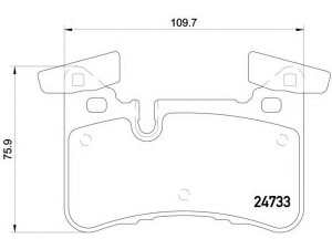 BREMBO P 50 110 stabdžių trinkelių rinkinys, diskinis stabdys 
 Techninės priežiūros dalys -> Papildomas remontas
0054209020, A0054209020