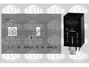 SASIC 9316005 relė, kaitinimo žvakių sistema