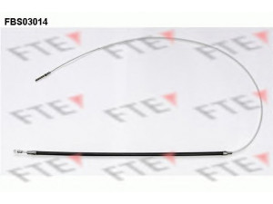 FTE FBS03014 trosas, stovėjimo stabdys 
 Stabdžių sistema -> Valdymo svirtys/trosai
34 41 1 154 244