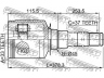 FEBEST 1611-164SRH jungtis, kardaninis velenas
A1643301901