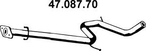 EBERSPÄCHER 47.087.70 išleidimo kolektorius 
 Išmetimo sistema -> Išmetimo vamzdžiai
17420-16210