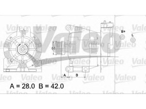 VALEO 436732 kintamosios srovės generatorius 
 Elektros įranga -> Kint. sr. generatorius/dalys -> Kintamosios srovės generatorius
0101543802, 0111543502, 011154350280