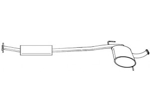 AKS DASIS SG50418 vidurinis duslintuvas