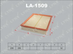 LYNXauto LA-1509 oro filtras 
 Filtrai -> Oro filtras
08 35 630, 58 34 071, 835630, 55183307