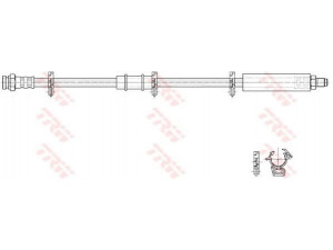 TRW PHB190 stabdžių žarnelė 
 Stabdžių sistema -> Stabdžių žarnelės
480624, ZF05952297, 5952296, 5952297