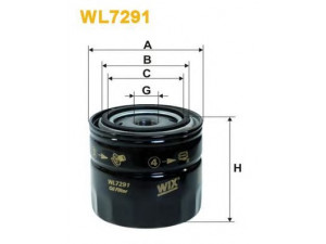 WIX FILTERS WL7291 alyvos filtras 
 Techninės priežiūros dalys -> Techninės priežiūros intervalai
114040200N, 30887496, 3473645, 34736454