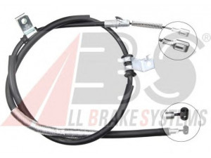 A.B.S. K16998 trosas, stovėjimo stabdys 
 Stabdžių sistema -> Valdymo svirtys/trosai
4804784, 4817775, 96625954, 96879437