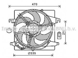 AVA QUALITY COOLING FD7567 ventiliatorius, radiatoriaus 
 Aušinimo sistema -> Oro aušinimas
1230811, 1337570, 1449920, 1467011