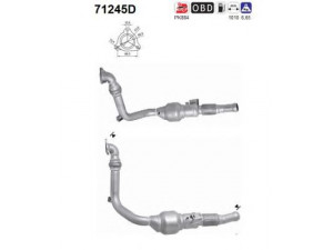 AS 71245D katalizatoriaus keitiklis 
 Išmetimo sistema -> Katalizatoriaus keitiklis
6394905381