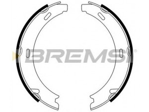 BREMSI GF0303 stabdžių trinkelių komplektas, stovėjimo stabdis 
 Stabdžių sistema -> Rankinis stabdys
1244200720, 1404200420, 1404200820