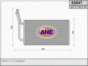 AHE 93847 šilumokaitis, salono šildymas 
 Šildymas / vėdinimas -> Šilumokaitis
4042575