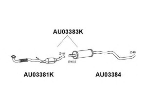 VENEPORTE AU03383K katalizatoriaus keitiklis
8Z0254500KX