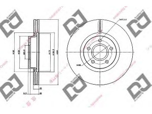 DJ PARTS BD2072 stabdžių diskas 
 Dviratė transporto priemonės -> Stabdžių sistema -> Stabdžių diskai / priedai
1223664, 1223666, 1253965, 1323560