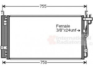 VAN WEZEL 83005210 kondensatorius, oro kondicionierius 
 Oro kondicionavimas -> Kondensatorius
97606-38004, 9760638004