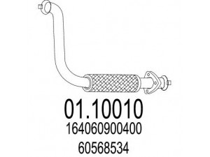 MTS 01.10010 išleidimo kolektorius 
 Išmetimo sistema -> Išmetimo vamzdžiai
164060900400, 60510107, 60568534
