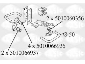 SASIC T251025 remonto komplektas, stabilizatoriaus pakaba