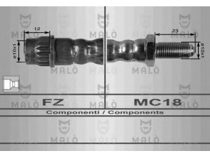 MAL? 8422 stabdžių žarnelė 
 Stabdžių sistema -> Stabdžių žarnelės
547010, 60501721, 60501724, 71736929