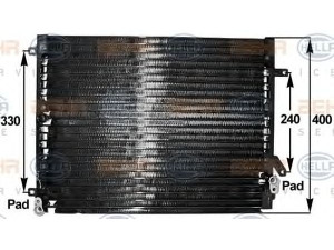 HELLA 8FC 351 300-441 kondensatorius, oro kondicionierius 
 Oro kondicionavimas -> Kondensatorius
82483933