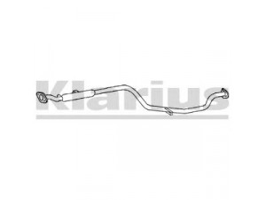 KLARIUS CL198Q vidurinis duslintuvas 
 Išmetimo sistema -> Duslintuvas
MR188846, MR188869