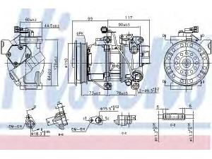 NISSENS 890145 kompresorius, oro kondicionierius 
 Oro kondicionavimas -> Kompresorius/dalys
88310-52550, 88310-52551