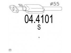 MTS 04.4101 katalizatoriaus keitiklis 
 Išmetimo sistema -> Katalizatoriaus keitiklis