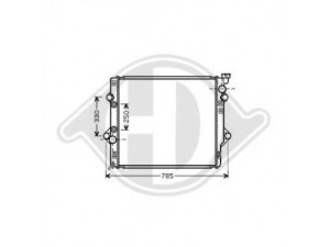 DIEDERICHS 8667300 radiatorius, variklio aušinimas 
 Aušinimo sistema -> Radiatorius/alyvos aušintuvas -> Radiatorius/dalys
1640031350, 1640031351, 1640062230