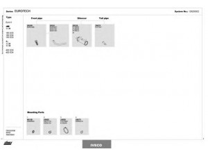 DINEX 128200002 išmetimo sistema 
 Išmetimo sistema -> Išmetimo sistema, visa