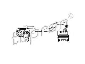 TOPRAN 722 616 RPM jutiklis, variklio valdymas 
 Elektros įranga -> Jutikliai
2529 29, 2529 29