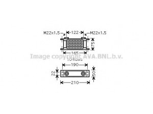 AVA QUALITY COOLING UV3131 alyvos aušintuvas, variklio alyva