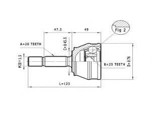 STATIM C.282 jungčių komplektas, kardaninis velenas 
 Ratų pavara -> Sujungimai/komplektas
8614498099, 171407311E, 171407311E