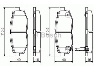 BOSCH 0 986 495 135 stabdžių trinkelių rinkinys, diskinis stabdys 
 Techninės priežiūros dalys -> Papildomas remontas
26696 CA000, 26696 SG000, 26696 XA000