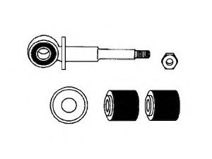 OCAP 0181099-K skersinio stabilizatoriaus komplektas 
 Ašies montavimas/vairavimo mechanizmas/ratai -> Stabilizatorius/fiksatoriai -> Pasukimo trauklė
191411315B, 6N0411329, 861411331