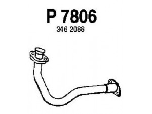 FENNO P7806 išleidimo kolektorius 
 Išmetimo sistema -> Išmetimo vamzdžiai
BM70060, 2462088