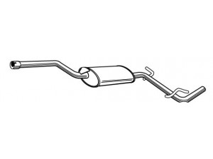 WALKER 22525 vidurinis duslintuvas 
 Išmetimo sistema -> Duslintuvas
6U0253401G, 6U0253401GV, 6U0253401GX