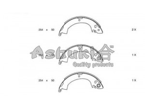 ASHUKI C016-01 stabdžių trinkelių komplektas 
 Techninės priežiūros dalys -> Papildomas remontas
0 986 487 207/BOSCH, 55-05-501/ASHIKA