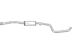 AKS DASIS SG25454 vidurinis duslintuvas