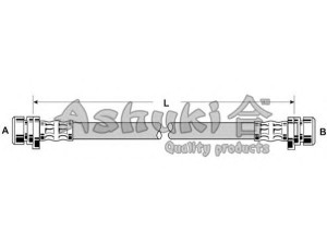 ASHUKI 1110-3902 stabdžių žarnelė 
 Stabdžių sistema -> Stabdžių žarnelės
1 987 476 259/BOSCH, 69-02-2056/ASHIKA