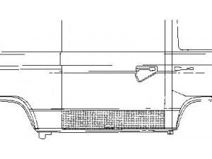 VAN WEZEL 5870174 durys, kėbulas 
 Kėbulas -> Keleivių kabina -> Durys/dalys