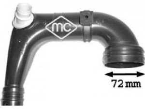 Metalcaucho 03875 kompresoriaus padavimo žarna 
 Išmetimo sistema -> Turbokompresorius
51793175
