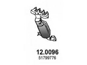 ASSO 12.0096 katalizatoriaus keitiklis 
 Išmetimo sistema -> Katalizatoriaus keitiklis
51782286, 51799776, 51846634