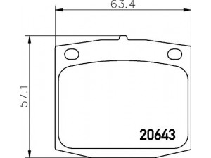 MINTEX MDB1159 stabdžių trinkelių rinkinys, diskinis stabdys 
 Techninės priežiūros dalys -> Papildomas remontas
41060W5625, 41060W5627, DA060W5625
