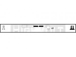 STANDARD OEF532 uždegimo laido komplektas 
 Kibirkšties / kaitinamasis uždegimas -> Uždegimo laidai/jungtys
90919-22105